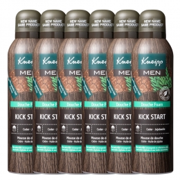 6xKneippDoucheFoamMen200ml