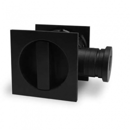 HardbrassSchuifdeurslotmethaakvierkant-zwart