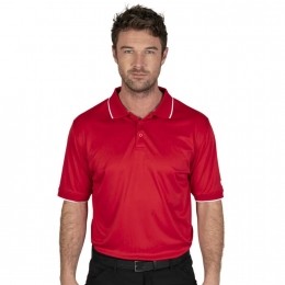 IslandGreenBackYokeDetailSSPolo