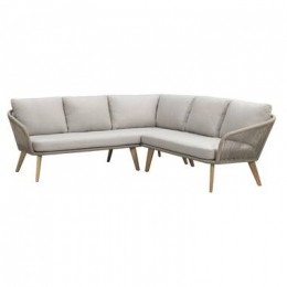 LoungebankNanthoekset-wicker-67x215x215cm-inclkussens-LeenBakker