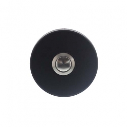 IntersteelDeurbelrondverdekt53x10mm-RVSmatzwart