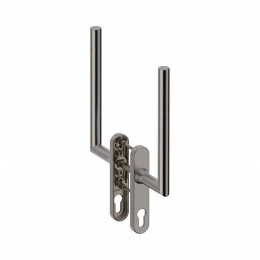 HardbrassHefschuifdeurgreepToledodubbelPC69-RVS