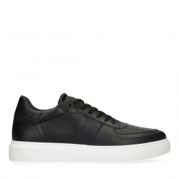 Zwartelerensneakers