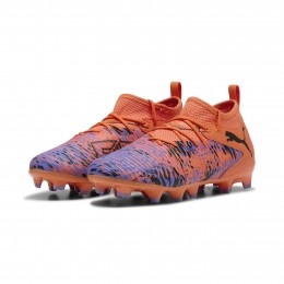 PUMAFuture8MatchCreativityGrasKunstgrasVoetbalschoenenMGKidsOranjePaarsZwart