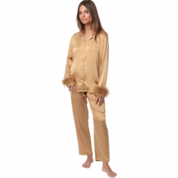 SetjesAdmasSatijnenpyjamashirtenafneembareverenbroekPlumasMarabu