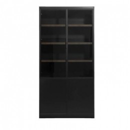 WandkastVirgil-zwart-220x110x40cm-LeenBakker