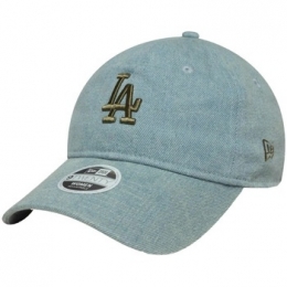 PetNew-EraLADODGERSWOMENSMLBDENIMPASTELBLUE9TWENTYADJUSTABLECAP
