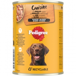 PedigreeBlikHondenvoerAdultKip400gr
