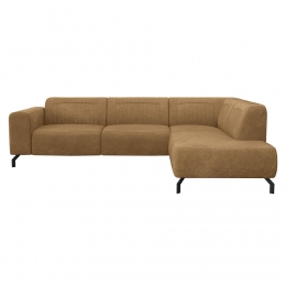 LeenBakker-HoekbankOtisrechts-toffee-Microleer-Bruin-210x276x77cm