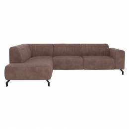 LeenBakker-HoekbankOtislinks-koffie-Microleer-Bruin-210x276x77cm