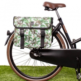 DubbelefietstasMetropolis34LGreenLeaves