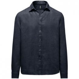 OverhemdLangeMouwBomboogieSM6402TLI2-20NAVYBLUE