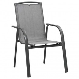 LeenBakker-StapelstoelCannes-mat-NylonAluminium-Grijs-93x66x58cm