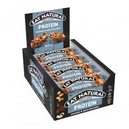 8xEatnaturalProtenBarPindasenChocolade12x40gr