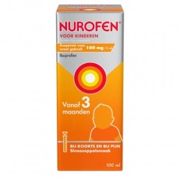 NurofenSuspensievoorKinderenSuikervrij100mg5ml100ml