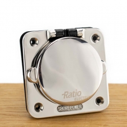 Walstroominvoerinlet16ARVSvierkant