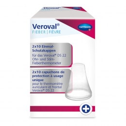 VerovalBeschermkapjes2in1InfraroodThermometer20stuks