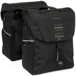 DubbeleFietstasVigoDouble37LZwartGroen