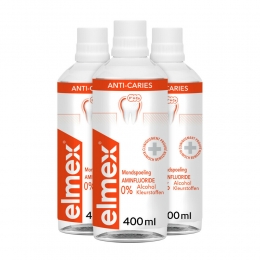 3xElmexMondspoelingAnti-Caris400ml