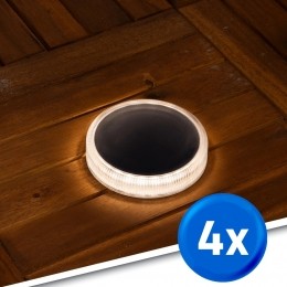 Solargrondspotroundopzonneenergievoordeelsetvan4stuks