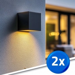 Solarledwandlampopzonneenergiesvenrecht-voordeelsetvan2stuks