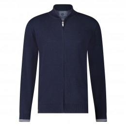 FellowsUnitedCardiganWithRibDetailsNavy2XL