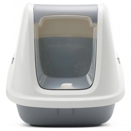 SavicKattenbakNestorGiant755x56cmGrijs-Wit