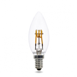 E14LEDFilamentKaarslamp3WSpiralExtraWarmWitDimbaar