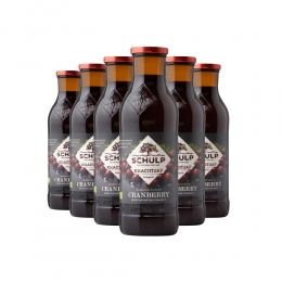 SchulpCranberrysapPuurKrachtsapBiologisch6x075liter
