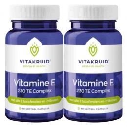 2xVitakruidVitamineE230TEComplex60capsules