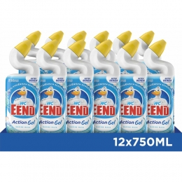 12xWCEendToiletreinigerMarineWave750ml