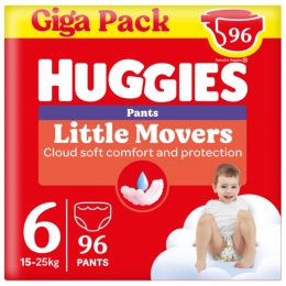 HuggiesLittleMoversLuierbroekjesMaat615-25kg96stuks
