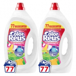 2xWitteReusWasmiddelColorReusGel77Wasbeurten3465liter