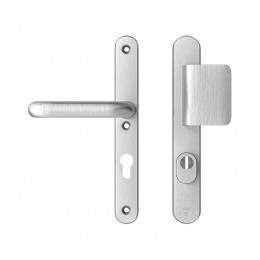 AXAAXAOvalPlusveiligheidsbeslagvoordeursmalschildD-knopUkrukPC72metkerntrekbeveiligingSKG3-aluminium