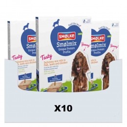 10xSmolkeVersGestoomdHondenvoerNatSmlmix395gr