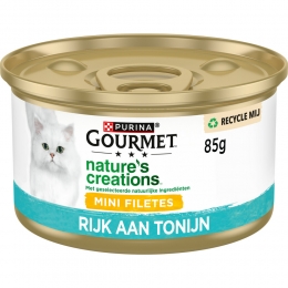GourmetNaturesCreationsKattenvoerNatTonijn85gr
