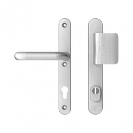 AXAAXAOvalPlusveiligheidsbeslagvoordeursmalschildD-knopUkrukPC92metkerntrekbeveiligingSKG3-aluminium