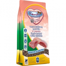 8xRenskeSuperPremiumKittenKattenvoerKalkoenKip400gr