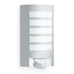 SteinelL12BuitenwandlampBewegingssensorWaterdichtIP44ZilverE27Fitting