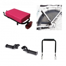 FietskussenHooodiePetitDonkerRozepakket