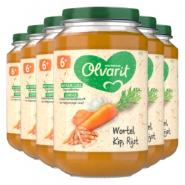 6xOlvaritMaaltijd6mWortelKipRijst200gr