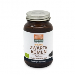 MattissonZwarteKomijn500mgBio90capsules
