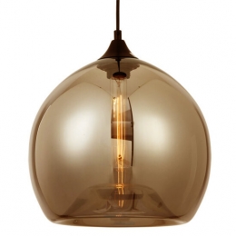 AmberGlazenDesignHanglamp30x27cmZwart