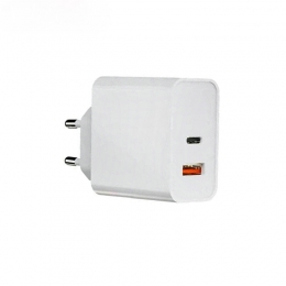 Snelladeroplader45WmetUSB-AenUSB-Cpoort30W15W