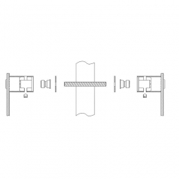 HardbrassBevestigingsmateriaaltbvhandgreepT-model