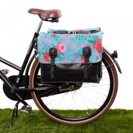 DubbelefietstasClassicFlowers46L