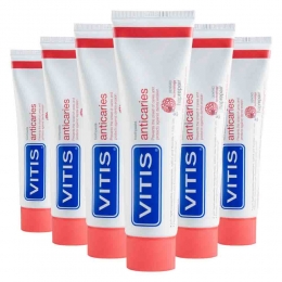 6xVitisTandpastaAnticaries75ml