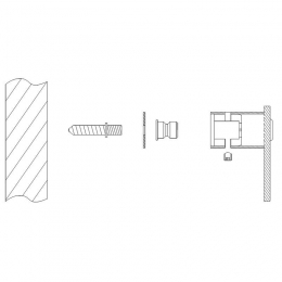 HardbrassBevestigingsmateriaaltbvhandgreepT-model