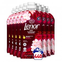 8xLenorWasverzachterJasmijnRosedeMai55Wasbeurten1155ml