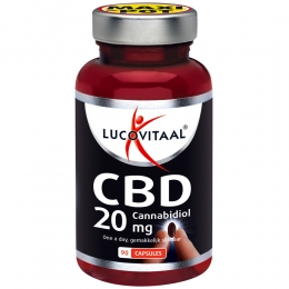 GratisVerzending2xLucovitaalCBDCannabidiol20mg90capsules